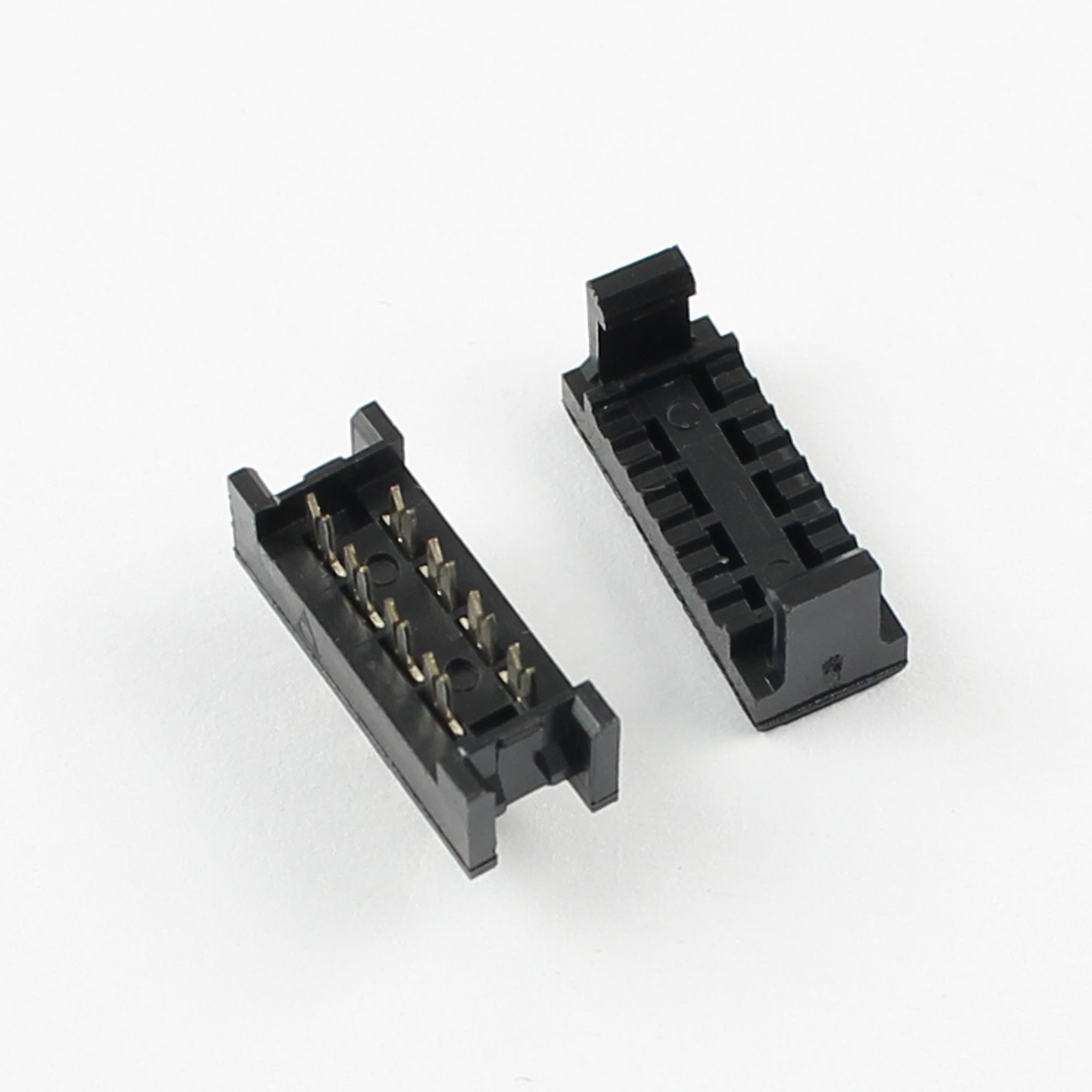 10Pcs 2.54mm 2x4 Pin 8 Pin Male Header IDC Ribbon Cable Transition ...