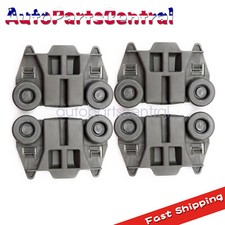 Set of 4 For KitchenAid Kenmore Dishwasher Lower Rack Wheel Roller W10195417