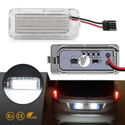 2x LED KENNZEICHENLEUCHTE FÜR FORD FOCUS II 2 MONDEO IV 4 GALAXY C-MAX S-MAX