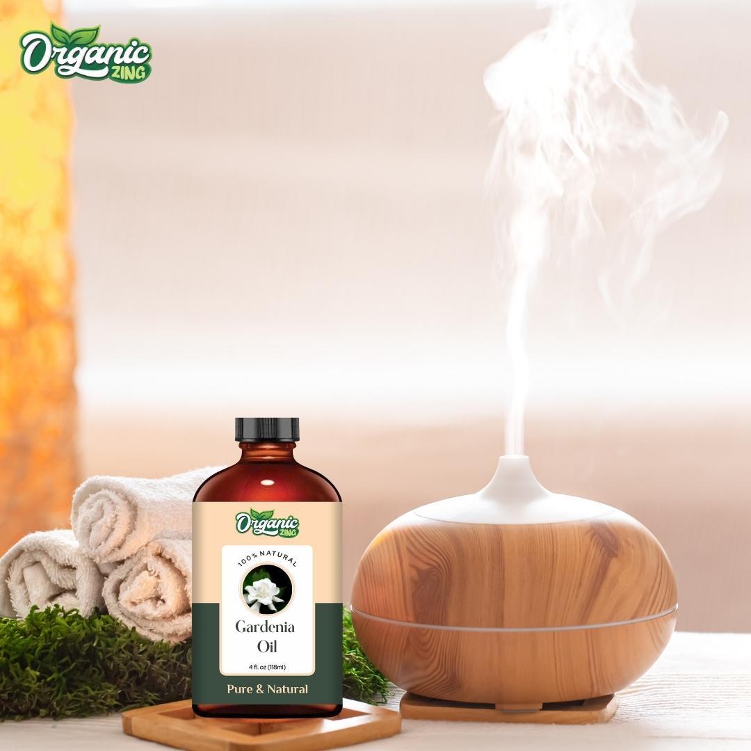 Organic Zing Gardenia 100% Pure & Natural Essential Oil | 118ml/3.99 Fl Oz