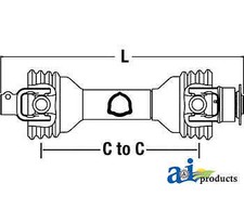 Driveline 700722799 Fits Hesston 1008