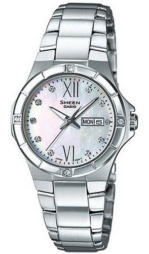 Casio Sheen Stainless Steel Ladies Watch SHE4022D-7A