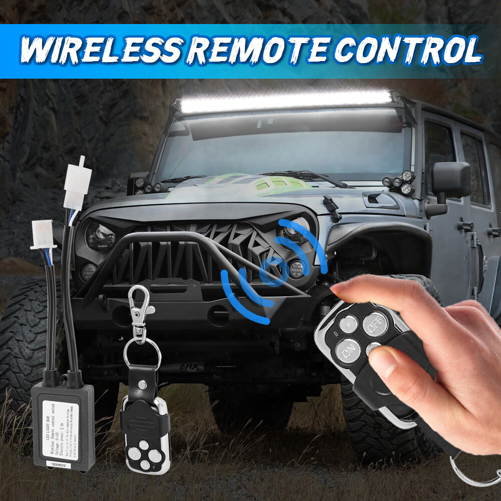Wireless Remote Control Led Driving Lights LED Light Bar Wireless