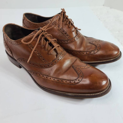 Cole Haan Mens Williams Oxford Dress Shoes Brown Lace Up  display picture 1
