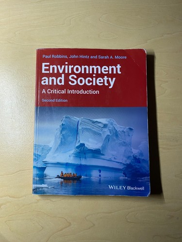 Environment and Society: A Critical Introduction, Second Edition | eBay