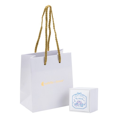 Sanrio Weißklee My Melody Silber Herz Halskette Größe 40 cm SAMM-N051RD Neu - Bild 4 von 5