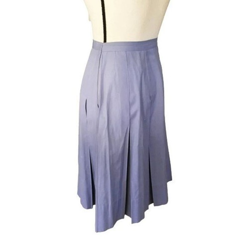 1960s Vintage Purple Pleated Skirt by Sporteens, XS - Picture 2 of 3