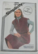Vintage Simplicity Sewing Pattern Misses Sz 16-20 5194 Uncut