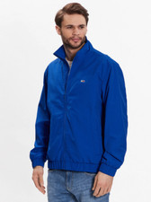 GIUBBINO GIUBBOTTO UOMO TOMMY JEANS DM0DM15916 C66 BLU ORIGINALE PE 2024