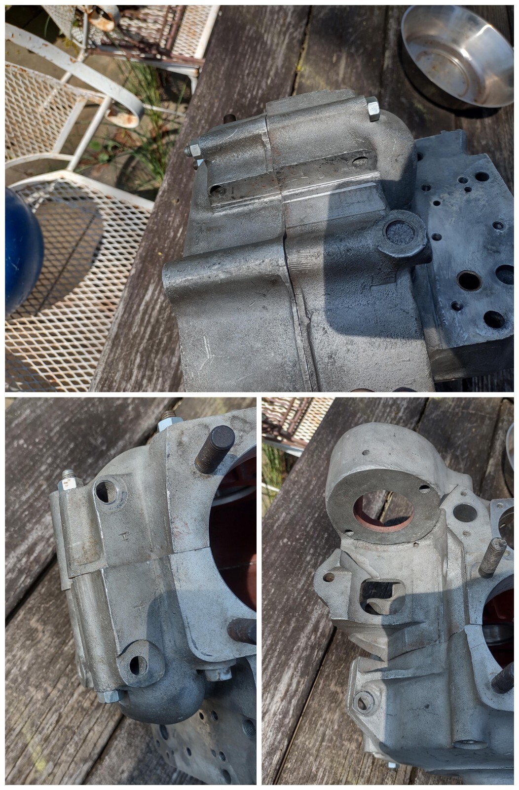 Harley Panhead Cases Chopper Pan 2456353B 24541 Left & Right Case eBay