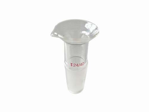 24/40,Liquid Pour Adapter Matching Flask,Glass Ground Joint,Lab Glassware - Picture 2 of 8