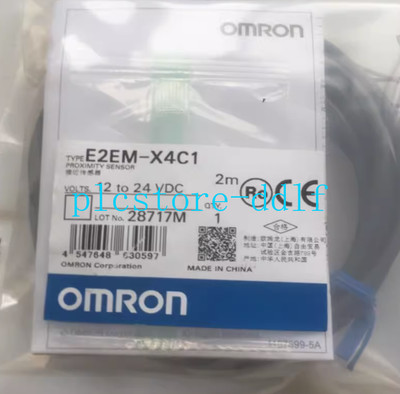 1PC Omron E2EM-X4C1 12-24VDC 2M Proximity Switch E2EMX4C1 New