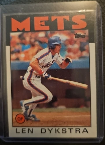 1986 Topps Len Dykstra Rookie 🔥 🔥