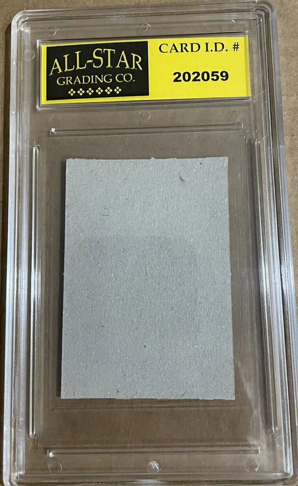 Monty Gum WWF Wrestling Stars1986 # 2 Chris Adams Graded ASG 9 - Image 2 of 2