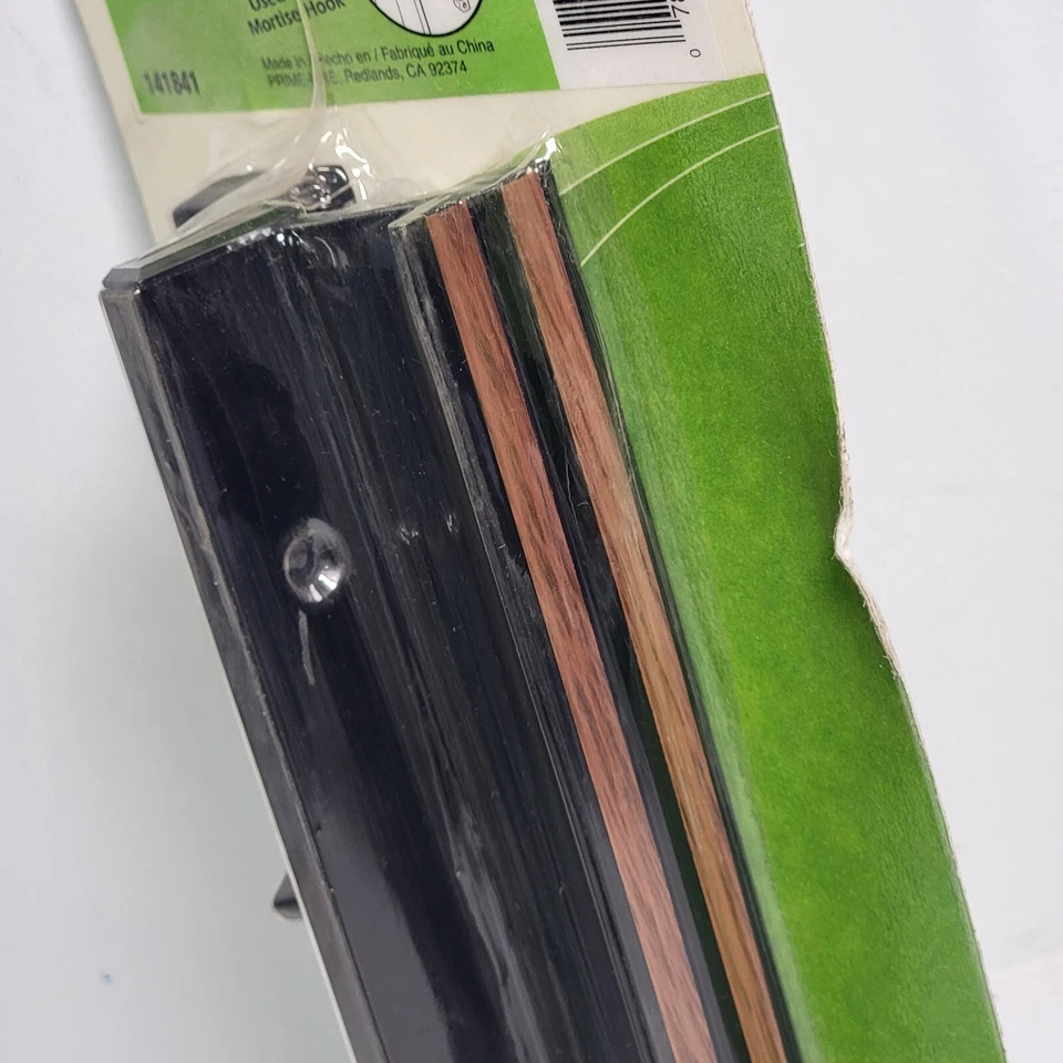 Slide-Co Patio Puerta Corredera Gancho Pestillo Madera Grano Manija Set Montaje Superficial ¡Nuevo! Foto 4 de 4