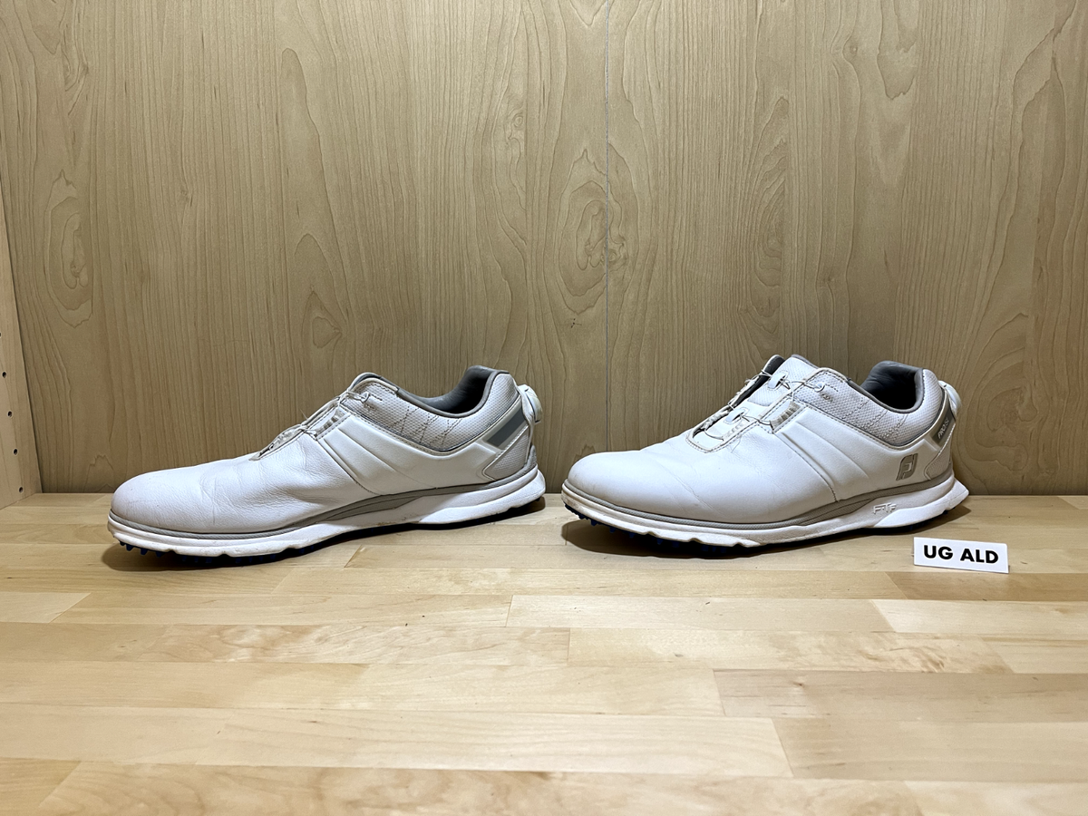 FootJoy Pro SL BOA White Leather Golf Shoes Size Men's 9.5M 53078