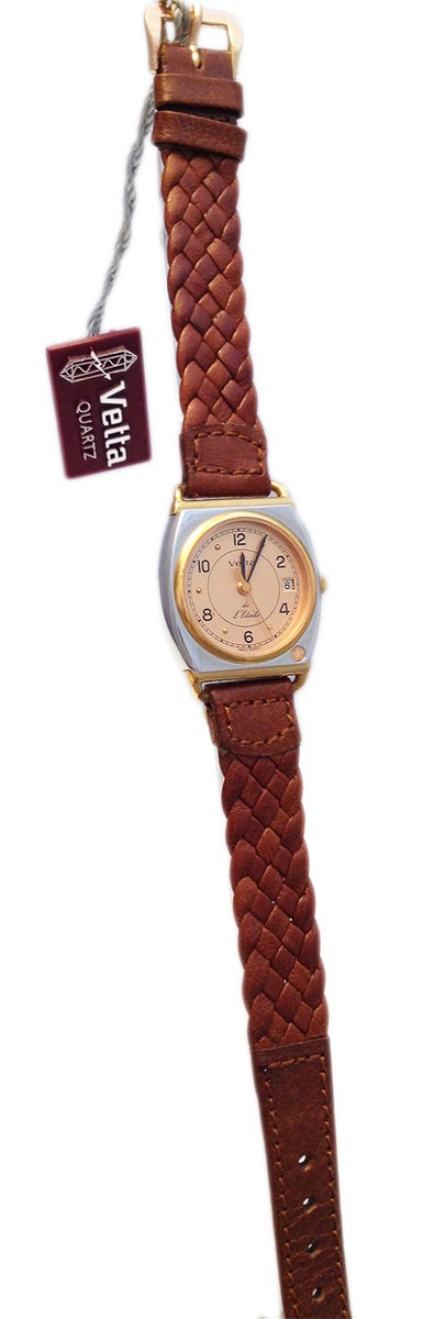 Orologio Da Donna Analogico Al Quarzo - Cinturino In Vera Pelle, Impermeabile 3ATM, Diametro 34 Mm - Foto 4