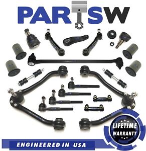 10 Pc Suspension Kit for Chevrolet GMC Express Savana Control Arms Tie Rod Ends