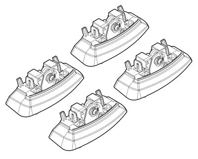 ATTACHMENT KIT - 134 NORDRIVE OPEL ASTRA J 5P - FIXPOINT (01/10>10/15)