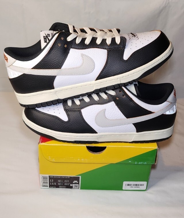 ハフダンク　huf NIKE SB DUNK LOW OG QS 12.5 US Nike SB Dunk Low OG QS x HUF San Francisco | Mens Size 12