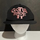 Vintage Cedar Point Gotta Ride It SnapBack Baseball Cap Hat Black/Pink  — photo 1