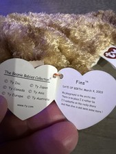 Ty Beanie Babies Fin the Baby Seal 2003