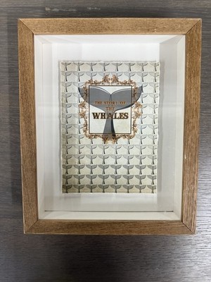 Solid Wood Shadow Box Art Work By  Restoration Hardware   Coastal Theme Art Work