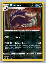 Skuntank 115/192 Rebel Clash Reverse Holo Uncommon