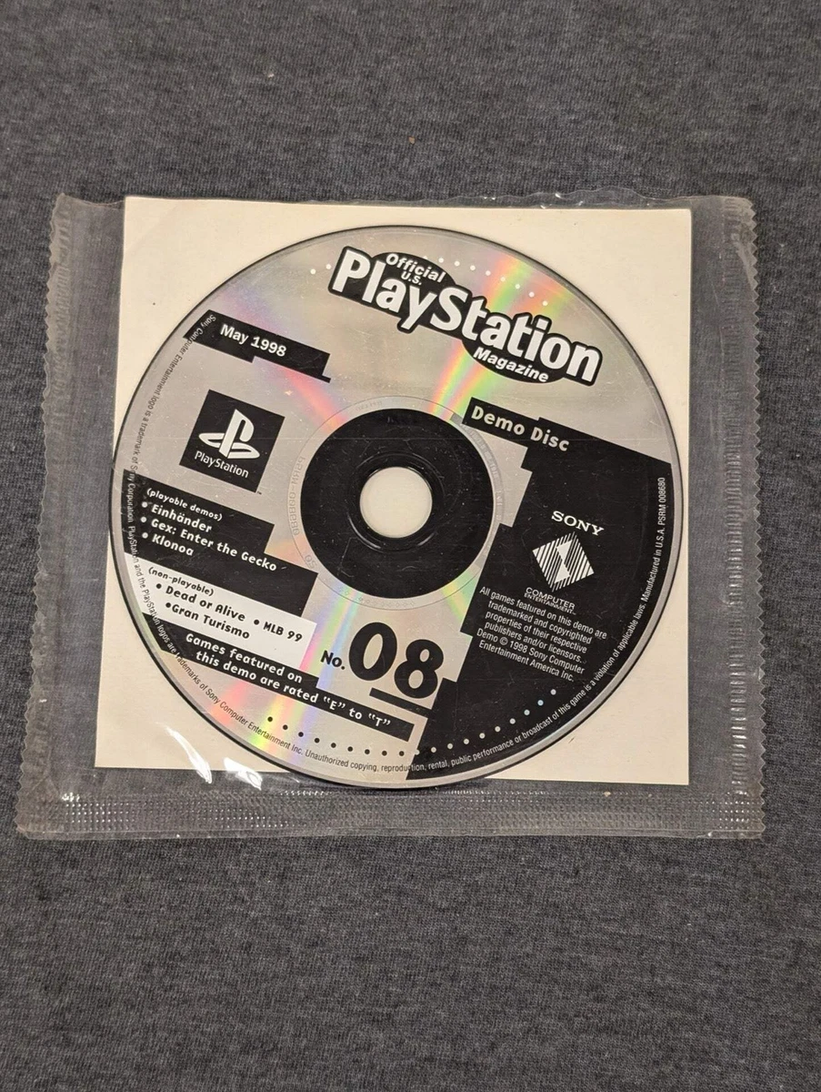 CD DE DÉMO Playstation Magazine 17 PAL Sony PS1 PSX Disc EUR 8,95 - FR