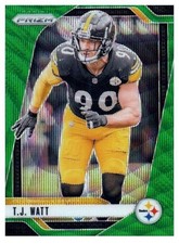 2024 Panini Prizm - T.J. Watt - Green Wave No. 245