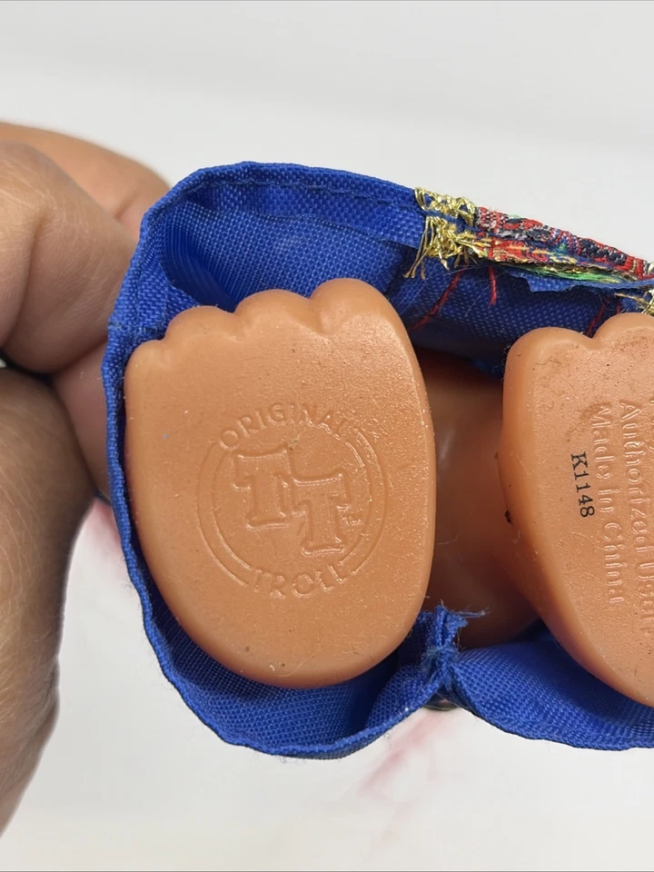 Playmate Toys Trolls Original TT 2001 Troll Femenino con Pelo Rosa en Kimono 5" Foto 4 de 4