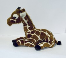 FAO Schwarz 2018 Giraffe Sitting Kneeling Plush Stuffed Animal 13 - EUC