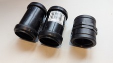 Konvolut 32 mm schwarz Teichrohrkupplungen x2 und 32 mm gerade Muffe x1 Rohrleitungen