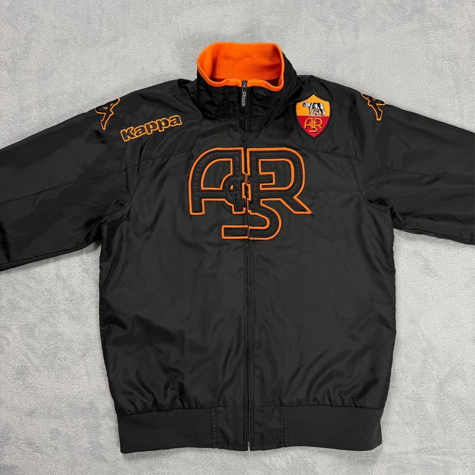 Vintage Kappa x AS Roma Track Jacket & Bottoms Size XS Full Shell Tracksuit image 3