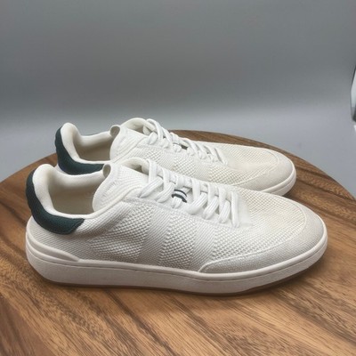 Rothy's The Court Shoes Mens Size 7.5 White Court Pickleball Walking Sneakers