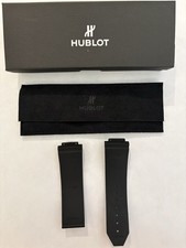 Authentic Hublot Big Bang 25mm Black Rubber Watch Strap Band 6-25-100  12-25-80