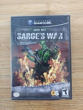 Army Men:Sarge's War Nintendo Gamecube 2004 With Manual 