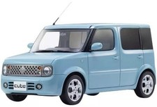 Kyosho 1/18 Nissan Cube Air Blue Samurai Series Used Model KSR18060AB