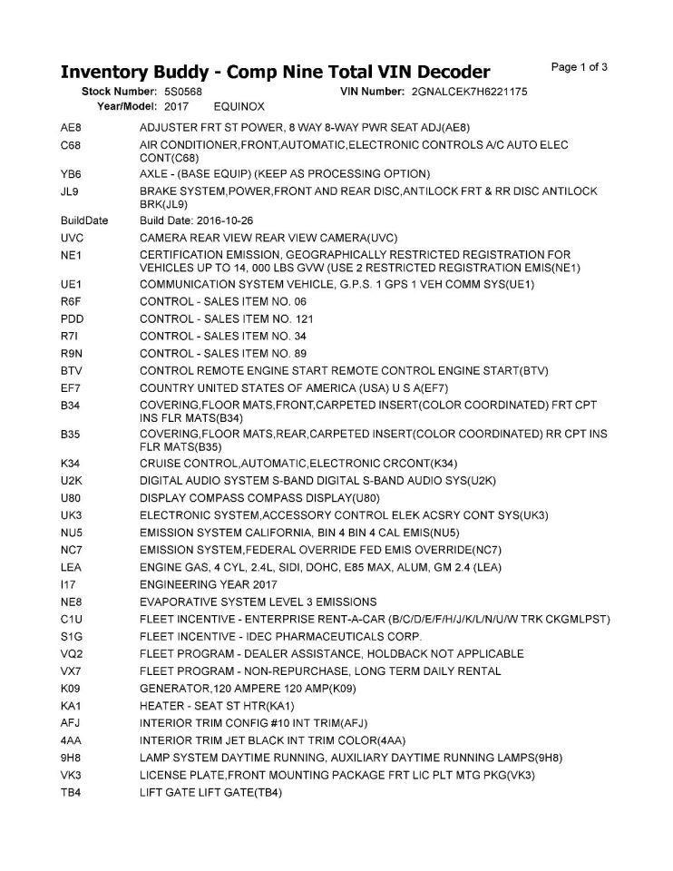 Passenger Side View Mirror Power Paint To Match Fits 15-17 EQUINOX 259007