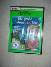 Die große 3 Gewinnt Box (PC 2010) Match 3 Spiel Pirates Elements Schätze Arcania
