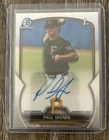 Paul Skenes Rookie Auto 2023 1st Bowman Chrome Draft