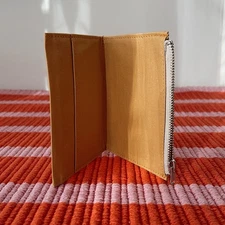 Mustard Canvas Passport Traveller’s Notebook Zipper Wallet Insert