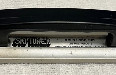 Gold Lode Ski Tuner and Instructions Vintage