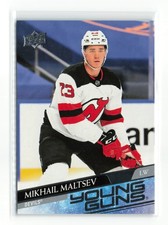 2020-21 UPPER DECK YOUNG GUNS MIKHAIL MALTSEV #723 RC DEVILS