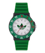 Adidas Originals Green Unisexs Analogue Watch Discoverer Two AOSY25512