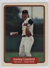 1982 Fleer Carney Lansford #298 2k3