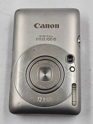 Canon IXUS 100 IS 12,1 MP Digitalkamera Silber - Funktioniert