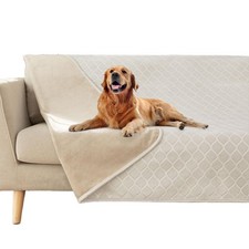 fuguitex Waterproof Dog Blanket Bed Cover Dog Crystal Velvet Moroccan Fuzzy C...