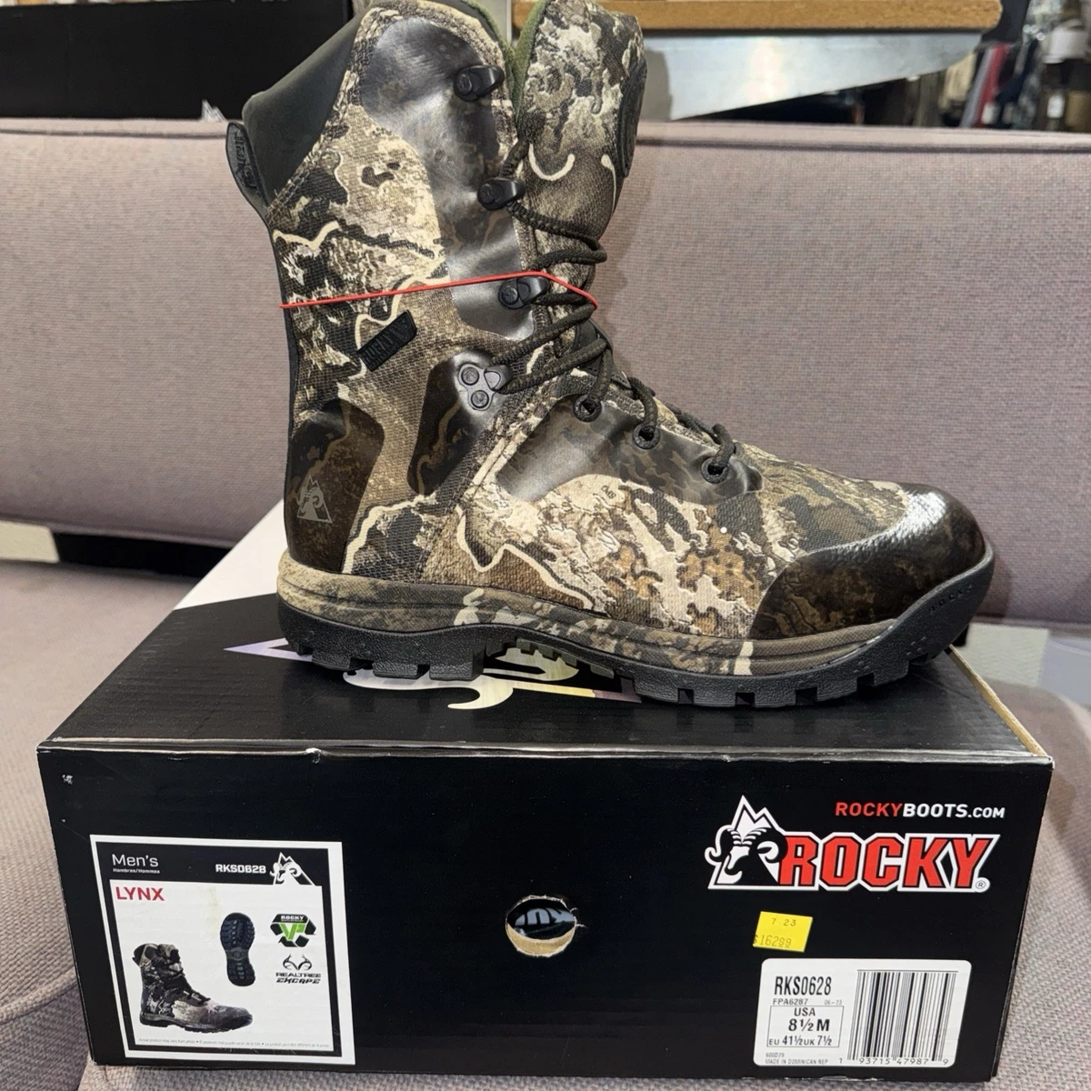 Bottes De Chasse ROCKY Lynx - Pointure Jeunesse 5.5 - Imperméables - Occasion Très Bon état