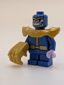 LEGO Marvel Thanos Minifigure SH0363 76072 Mighty Micros Retired + Gauntlet